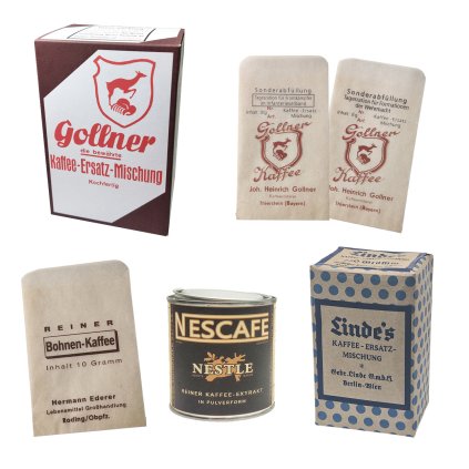 Gollner Hohnen ersatz kaffee coffee Lindes mischung nestle nescafe food WW2 German WWII wehrmacht reenactment reenactor film props warcopy reproductions heeres paperwork ration pocket litter