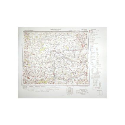 Kursk Map Deutsche Heereskarte 1941 WW2 German WWII wehrmacht reenactment reenactor film props warcopy reproductions heeres paperwork ration
