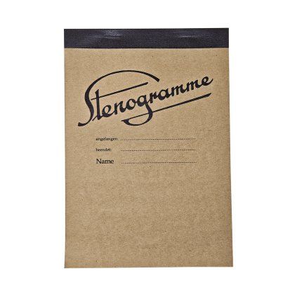 stenogramme notepad notebook WW2 German WWII wehrmacht reenactment reenactor film props warcopy reproductions heeres paperwork ration pocket litter