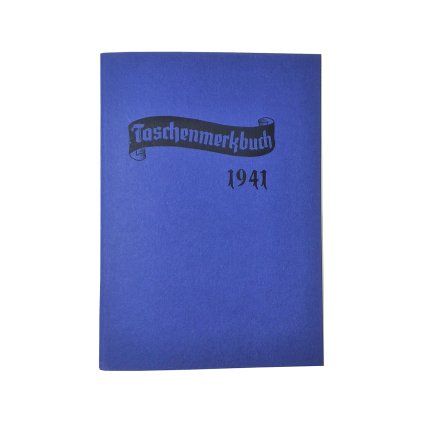 Pocket notebook Taschenmerkbuch 1941 WW2 German WWII wehrmacht reenactment reenactor film props warcopy reproductions heeres paperwork ration
