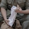WW2 German zwieback bread bag warcopy reproduction wehrmacht food ration film props photoshoot
