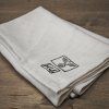 Hand towel WH HU toiletry items hygiene Handtuch on wood table WW2 German WWII wehrmacht reenactment reenactor film props warcopy reproductions heeres paperwork ration pocket litter hygiene